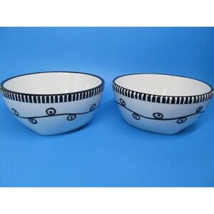 Dansk Alibi Soup Cereal Bowls  Set Of 2